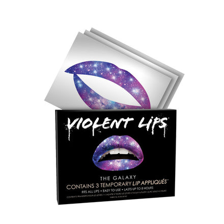 The Galaxy Violent Lips (3 Conjunto Tatuagens Labiais)