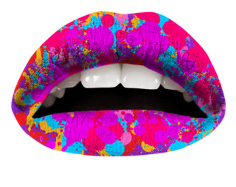 Violent Lips The Paint Splatter