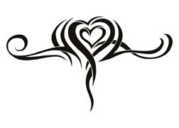 320 Flying Heart Wings Tattoo Design Silhouette Illustrations  RoyaltyFree Vector Graphics  Clip Art  iStock